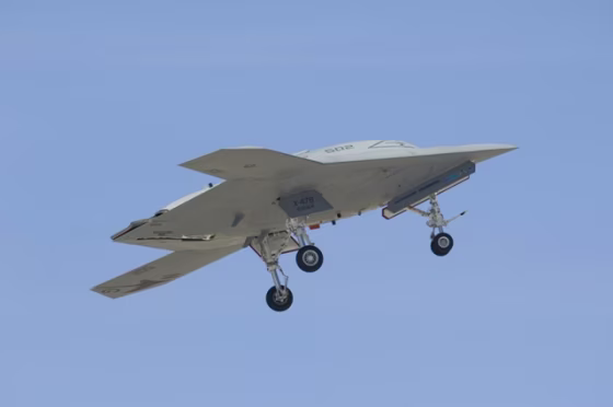 The second X-47B demonstrator aircraft for the Navy's UCAS-D program completed its first flight on Nov. 22 at Edwards Air Force Base, Calif.